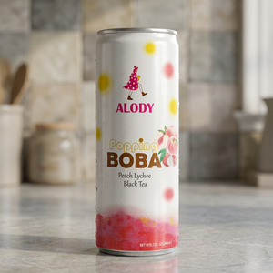 New Arrival 330ml Wholesale Popping Boba Taiwan Fruit Lychee Peach Black <b>Tea</b> Flavor Juice Powder Ready Eat Ambient <b>Bubble</b> <b>Tea</b> - Product Image 2