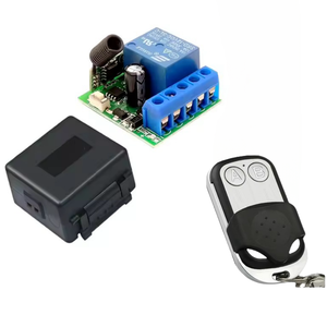 Drahtloses 433-MHz-12-V-Relaisschaltermodul 1-Kanal-HF-Fernbedienungsempfänger mit <span class=keywords><strong>2</strong></span> Fernbedienungen für Garagen-und Tor anwendungen - Product Image 2