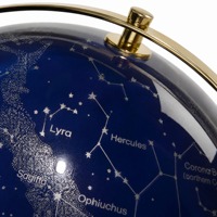 Globe terrestre en PVC avec carte du monde à 360 degrés °   Support Métallique Rotatif pour Affichage Éducatif sur Bureau, Idéal pour École, Bureau, Maison, Personnalisation OEM