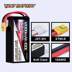 반트 FPV 드론 배터리 12000mAh 30.8V 100C 8S HV 리포 배터리 팩, FPV <span class=keywords><strong>RC</strong></span> UAV 및 차량용 빠른 배송 리포 배터리 팩 - Product Image 3