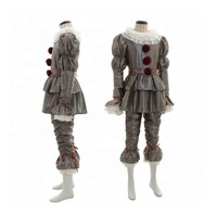 Vente en gros Costume de carnaval d'Halloween Funny Penny Wise Disfraz Clown Costumes d'Halloween pour adultes et enfants