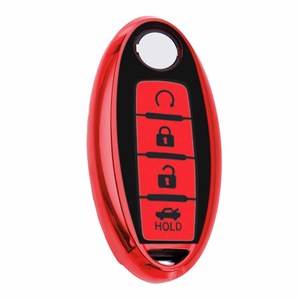 La pochette à clés de voiture transfrontalière populaire de Huanyue est compatible avec Nissan Teana, Sylphy, Tiida, X-Trail et Kicks en noir et - Product Image 2