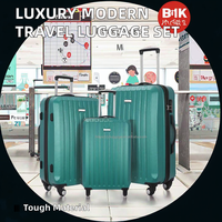 Ensemble de bagages de voyage de luxe de style moderne en ABS léger, écologique, étanche, avec serrure à chariot en fer et en polyester