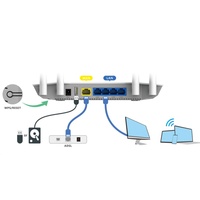 Routeur Gigabit double bande sans fil BL-W1220M AC1200 routeur Wifi automatique adaptatif à usage domestique