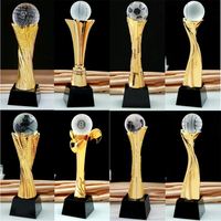 Microphone en verre en métal en gros bon marché Awards Crystal Music Trophy For Music Events