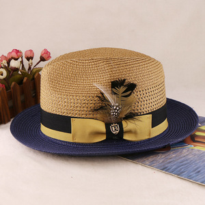 Sombrero Fedora para <span class=keywords><strong>Hombre</strong></span>, Estilo Británico Retro Vintage para Otoño e <span class=keywords><strong>Invierno</strong></span>, Sombrero de Vestir, Moda Transfronteriza de Alta Venta - Product Image 2