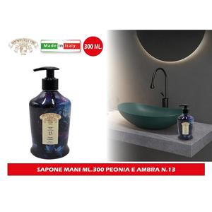 300ml Peonia e Ambra No. 13 Saponi per le Mani Eleganti e Profumati Categoria Prodotto Lavaggio Mani - Product Image 1