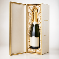 Collection de boîtes à vin en carton avec coffret cadeau et emballage personnalisé pour présentoir de bouteilles en magasin, insert durable