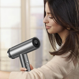 Secador de pelo sin escobillas portátil de nuevo diseño 2024, secador inteligente de motores Bldc de salón de iones negativos de alta velocidad tipo T profesional - Product Image 3