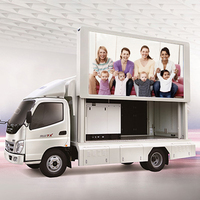 Panneau d'affichage à écran numérique LED mobile P5mm Camion Remorque Van Monté Publicité Équipement Mur LED