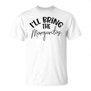 Camiseta I'll Bring The Margaritas para mujer, cuello redondo, manga corta, ropa informal para adultos, camiseta para despedida de soltera - Product Image 2