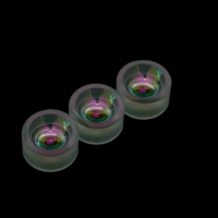 Lentilles en verre optique sphériques en quartz achromatiques biconvexes anti-reflet de haute précision 5-300 mm, longueur d'onde 635 nm, OEM