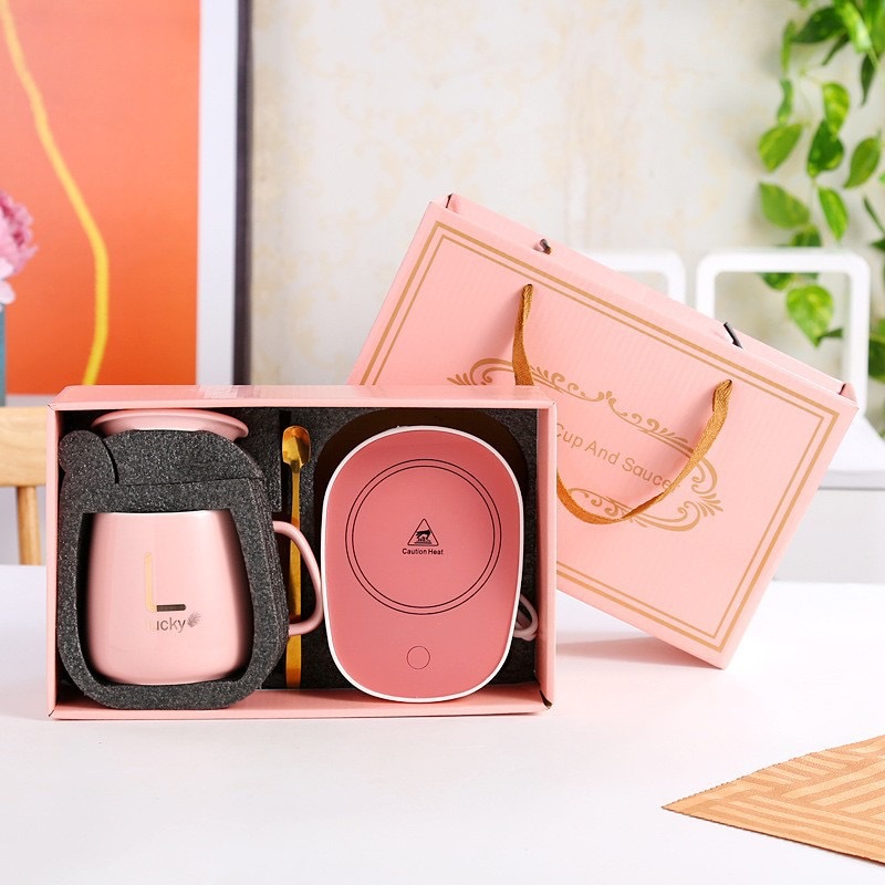 Caja de regalo clásica temperatura constante-rosa