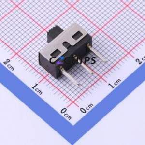 SS-12D10-G3 Slide Switch Through hole Component (THT) Switch Single Pole Double Throw Rectangle Pin Header PC Pin 12.7mm - Product Image 2