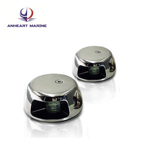 LED Navigation Signal Lights 12VDC <b>Marine</b> Stainless Steel Boat <b>Hardware</b> New Condition Yacht Side Lights - Product Image 1