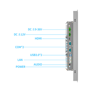 10.4 12.1 15 17 19 pouces écran tactile panneau Pc tout-en-un Hmi LCD intégré montage mural Windows Android panneau industriel Pc - Product Image 2