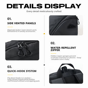 Bolsa de gimnasio Kopbags Elite baloncesto impresa personalizada para niños impermeable con almacenamiento de <span class=keywords><strong>zapatos</strong></span> - Product Image 4