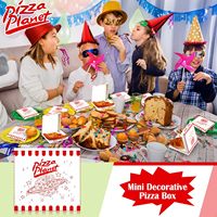 Vente en gros Boîtes à pizza en papier ondulé Boîtes d'emballage et de livraison personnalisées pour tranches de pizza avec logo