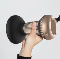 Sèche-Cheveux Professionnel 2 en 1 800W avec Diffuseur Amovible, Outil de Coiffage Ionique pour Cheveux Bouclés