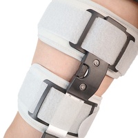 Attelle orthopédique réglable en néoprène 2025 pour genou, avec charnière et contrôle de l'amplitude de mouvement, pour correction de l'abduction de la hanche et du pied arqué, avec protection par ressort
