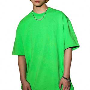 Camiseta Unisex Oversize Casual de Algodón 100% al por Mayor, 300 Gramos, Tejido de Punto Liso, Ecológica y Antiencogimiento - Product Image 1