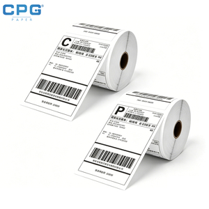 กระดาษความร้อนเกรดอุตสาหกรรม 40x30 มม. 50x100 มม. ความไวสูง สำหรับบรรจุภัณฑ์อีคอมเมิร์ซ จัดส่งด่วน - Product Image 1