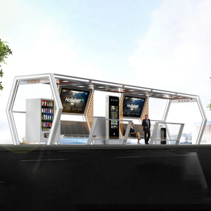 Tùy chỉnh chất lượng cao hiện đại thông minh thép không gỉ năng lượng mặt trời dừng xe buýt với LED/LCD kỹ thuật số biển & quảng cáo hộp Đèn bán hàng tự động - Product Image 1