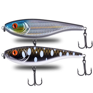 Selco naufrage manivelle leurre <span class=keywords><strong>Buster</strong></span> <span class=keywords><strong>Jerk</strong></span> pêche appâts durs attirail brochet leurre de pêche - Product Image 1