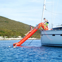 Glissière gonflable de petite taille de piscine de glissière gonflable de yacht pour des jouets de plage de yacht de bateau