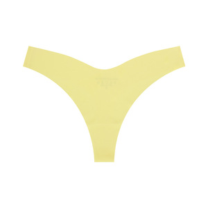 Culottes hipster sans couture en tricot uni avec logo personnalisé, forme en V, sexy pour femmes - Product Image 5