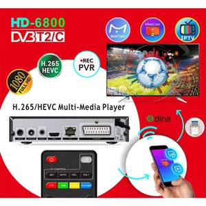 DVB-T2 h.265 hvc डिजिटल रिसीवर पूर्ण HD 1080p dvb डीकोडर एचडी डिजिटल टीवी बॉक्स DVB-T2 + c डिजिटल टीवी ट्यूनर सेट टॉप बॉक्स - Product Image 3