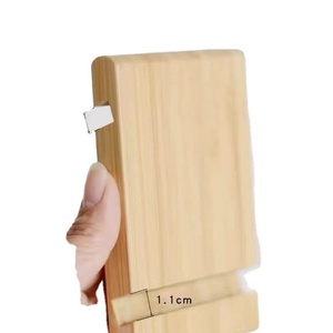 Ideas Únicas de Marketing de Productos, Artículos de Regalo de Madera con Logotipo Personalizado, Juego de Regalo de Madera para Empresas, Soporte de Madera para Teléfono Móvil - Product Image 4