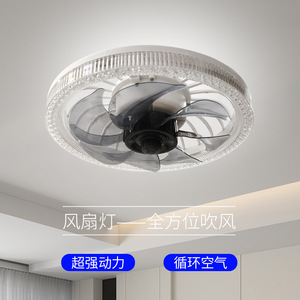 Ventilador de Teto Exclusivo para E-Commerce, Luz para Quarto e Corredor, Simples para Casa - Corpo E27 com Controle Remoto - Product Image 2