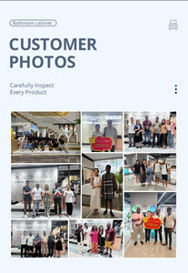 2024モダンスタイルバスルームメディシンキャビネットミラー付きステンレススチールLEDキャビネット防曇照明付き - Product Image 5