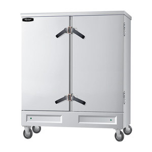 Armoire vapeur commerciale Stevison 20 plateaux, double porte, en acier inoxydable, équipement de cuisson à la vapeur électrique pour usage en restaurant - Product Image 1