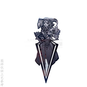 Marcapáginas de Acero Inoxidable Licheng Anime, 100x55mm, Diseño de Personajes Metálicos Recortados, Reutilizables - Product Image 5