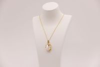 Nouveau Collier Exclusif en Acier Inoxydable Plaqué Or 18K, Maillons Tendance Anti-Allergie, Feuille Carrée, Zircon Cubique pour Femme - Idéal Soirées