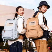 Sac à dos scolaire en nylon léger de grande capacité à la mode pour filles imperméable avec doublure en polyester pour les étudiants