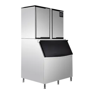 雪人3年保修高质量全球招聘机构36千克-1000千克自动立方体商用制冰机