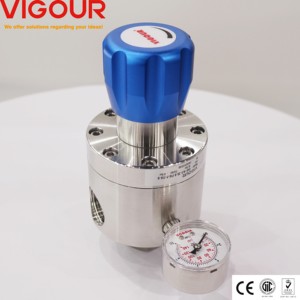 Regulador de línea de CO2 de alto flujo de una sola etapa de latón cromado, entrada máxima de 35 bares de baja presión para uso industrial de propano acetileno - Product Image 2