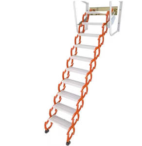 Electric Aluminum Invisible Stretch <b>Telescopic</b> Attic Stair Lifting <b>Ladder</b> Retraction Folding Black Indoor Outdoor Chinese GQK - Product Image 5