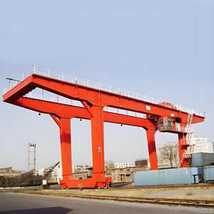 رافعة ميناء جسرية كهربائية مشهورة 50 طن ملغ موديل مزدوج الشعاع - Product Image 1