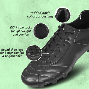 Zapatos de Fútbol Transpirables para Unisex, para Juegos de Fútbol al Aire Libre, Tacos Flexibles, Cuero Sintético, Entresuela de EVA - Product Image 5
