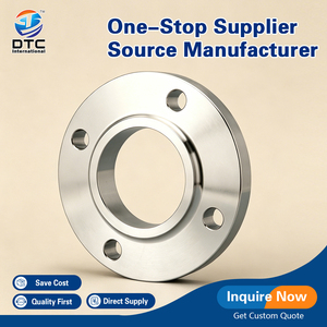 หน้าแปลนเชื่อมเหล็กกล้าไร้สนิมที่ได้รับการรับรองมาตรฐาน CE ISO ตามมาตรฐาน EN 1092-1 สำหรับท่อส่งความร้อนในเมืองและโรงไฟฟ้าพลังงานความร้อน - Product Image 1