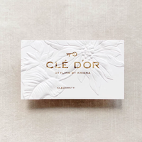 Cartes de visite de luxe personnalisées de haute qualité avec logo en relief 3D, dorure à chaud, cadeau promotionnel, carte de vœux, carte de remerciement imprimée