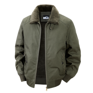 Blouson d'hiver pour <span class=keywords><strong>homme</strong></span> doublé polaire, manteau en coton <span class=keywords><strong>grande</strong></span> <span class=keywords><strong>taille</strong></span> avec revers, <span class=keywords><strong>sous</strong></span>-vêtements thermiques - Product Image 5