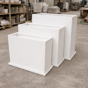 Durable Lightweight Eco-Friendly Hand-Carved Customized OEM ODM <b>Best</b> Selling Garden Planter Pots Fiberglass - Product Image 3