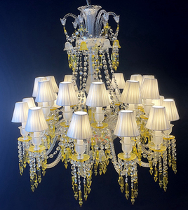 Suspension en cristal <span class=keywords><strong>de</strong></span> luxe <span class=keywords><strong>France</strong></span> Charleston lustre plafonnier éclairage maison hôtel Restaurant <span class=keywords><strong>Bar</strong></span> décoration - Product Image 2
