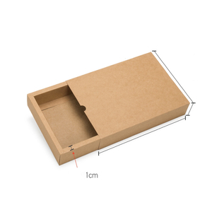 <strong>Brown</strong> Kraft Paper <strong>Gift</strong> <strong>Box</strong> Custom Logo Printed Slide Drawer Style Paper Packaging <strong>Box</strong> for Soap Tea - Product Image 6