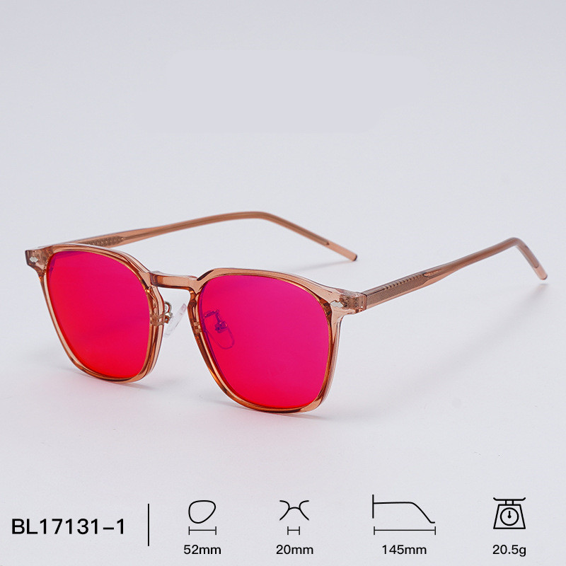 Orange red lens